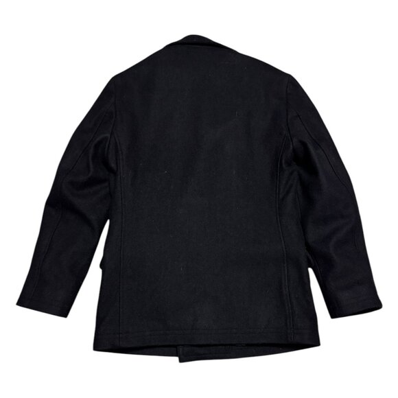 LAUREN RALPH LAUREN WOOL Designer Winter Business Casual Pea Coat Youth 14R - Picture 7 of 11